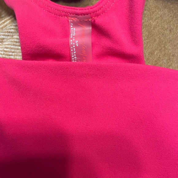 Free People Movement Pink Sports Bra Small Racerback Activewear - Picture 4 of 4